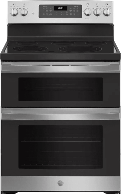 Whirlpool 6.7 Cu. Ft. Electric Double Oven Range with True Convection Cooking – Stainless Steel 1