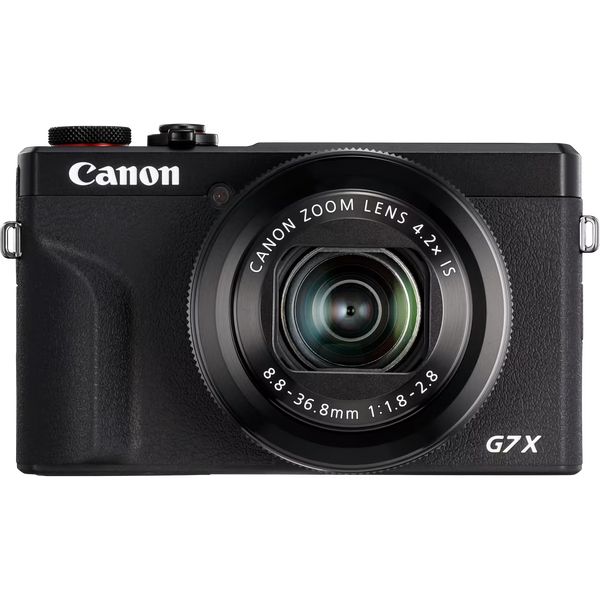 Canon PowerShot G7 X Mark III Black – 20.1MP, 4K Video, Vlogging Camera with Flip Screen