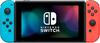 Switch with Neon Blue and Neon Red Joy‑Con