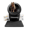 Whisker - Litter-Robot® 4 Smart App-Controlled Self-Cleaning Litter Box Core Accessories Bundle - Black