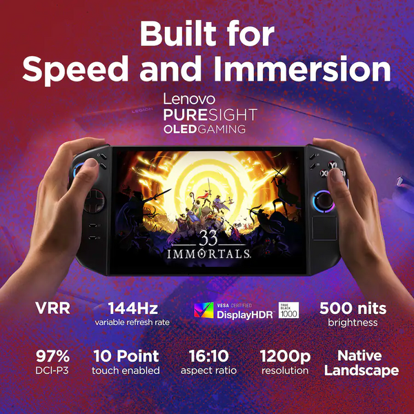 Legion Go 2 - 8.8" 144Hz 2K OLED Gaming Handheld - AMD Ryzen Z2 Extreme - 32GB - 1TB