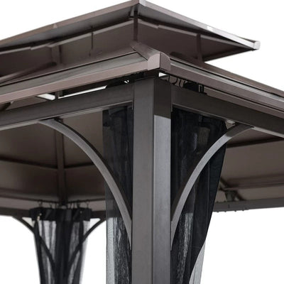 12 Ft. W x 10 Ft. D Steel Patio Gazebo