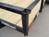 6’4″ x 16 Utility Trailer Double Axle Dovetail With Gate Powder Coated (2) 3500lb Axles