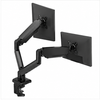 Dual Monitor Stand Adjustable Gas Spring Arm Desk Mount with VESA Bracket