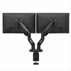 Dual Monitor Stand Adjustable Gas Spring Arm Desk Mount with VESA Bracket