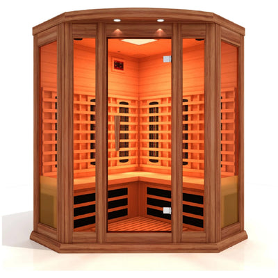 Dynamic Sauna3 Person Maxxus Full Spectrum Infrared Sauna – Canadian Red Cedar