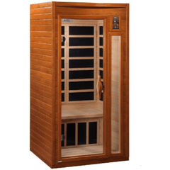 Dynamic SaunaBarcelona 1-2-person Low EMF (Under 8MG) FAR Infrared Sauna (Canadian Hemlock)