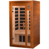 Dynamic Sauna  Barcelona 1-2-person Low EMF (Under 8MG) FAR Infrared Sauna (Canadian Hemlock)