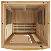 Dynamic Sauna  Barcelona 1-2-person Low EMF (Under 8MG) FAR Infrared Sauna (Canadian Hemlock)