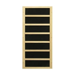 Dynamic SaunaHeming 2-person Corner Low EMF (Under 8MG) FAR Infrared Sauna (Canadian Hemlock)