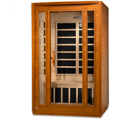 Dynamic SaunaSan Marino 2-person Low EMF (Under 8MG) FAR Infrared Sauna (Canadian Hemlock)