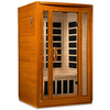 Dynamic Sauna  San Marino 2-person Low EMF (Under 8MG) FAR Infrared Sauna (Canadian Hemlock)