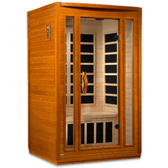 Dynamic SaunaSan Marino 2-person Low EMF (Under 8MG) FAR Infrared Sauna (Canadian Hemlock)