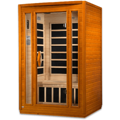 Dynamic SaunaSan Marino 2-person Low EMF (Under 8MG) FAR Infrared Sauna (Canadian Hemlock)