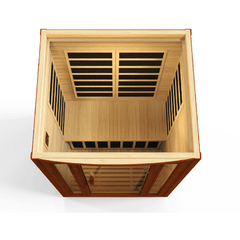 Dynamic SaunaSan Marino 2-person Low EMF (Under 8MG) FAR Infrared Sauna (Canadian Hemlock)