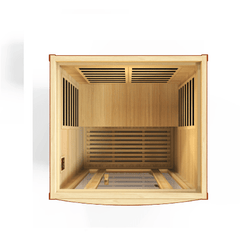 Dynamic SaunaSan Marino 2-person Low EMF (Under 8MG) FAR Infrared Sauna (Canadian Hemlock)
