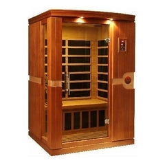 Dynamic SaunaVenice 2-person Low EMF (Under 8MG) FAR Infrared Sauna (Canadian Hemlock)