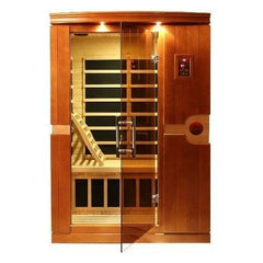 Dynamic SaunaVenice 2-person Low EMF (Under 8MG) FAR Infrared Sauna (Canadian Hemlock)