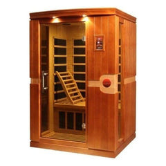 Dynamic SaunaVenice 2-person Low EMF (Under 8MG) FAR Infrared Sauna (Canadian Hemlock)