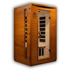 Dynamic SaunaVersailles 2-person Low EMF (Under 8MG) FAR Infrared Sauna (Canadian Hemlock)