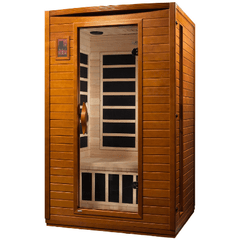 Dynamic SaunaVersailles 2-person Low EMF (Under 8MG) FAR Infrared Sauna (Canadian Hemlock)