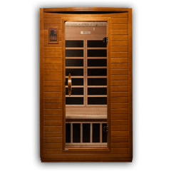 Dynamic SaunaVersailles 2-person Low EMF (Under 8MG) FAR Infrared Sauna (Canadian Hemlock)