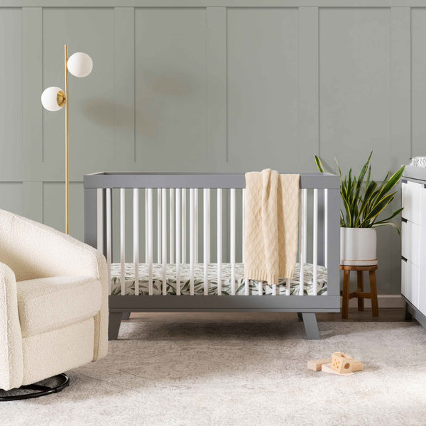 Babyletto Hudson 3-in-1 Convertible Crib with Toddler Bed Conversion Kit