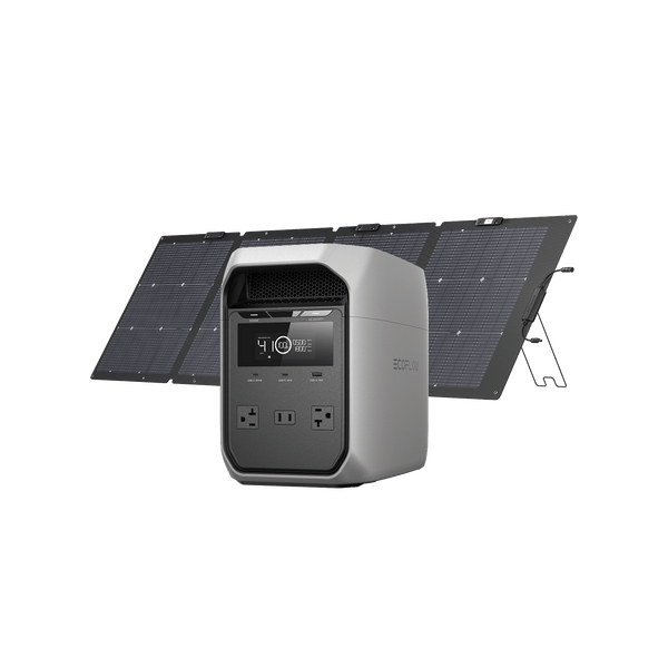 EcoFlow DELTA 3 Classic (1024Wh) + 2 × 100W Rigid Solar Panel
