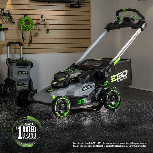 POWER+ Mower 30″ Super Composite Deck with Dual Motors Kit (Two 6Ah Batteries)