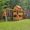 Bear Cave Lodge Swing Set – Installation Available
