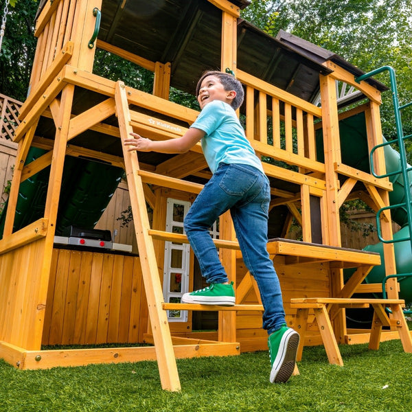 Adventure Bend Swing Set – Installation Available