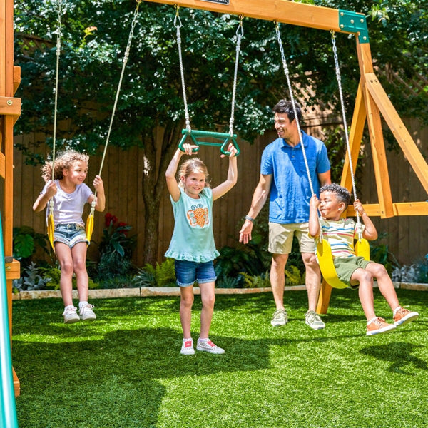Adventure Bend Swing Set – Installation Available