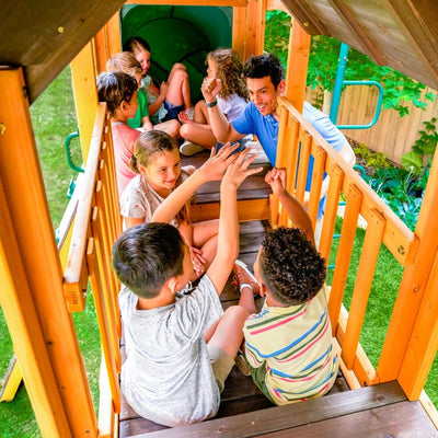 Adventure Bend Swing Set – Installation Available