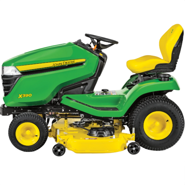 John Deere X390 Lawn Tractor with 54-In. Accel Deep Deck
