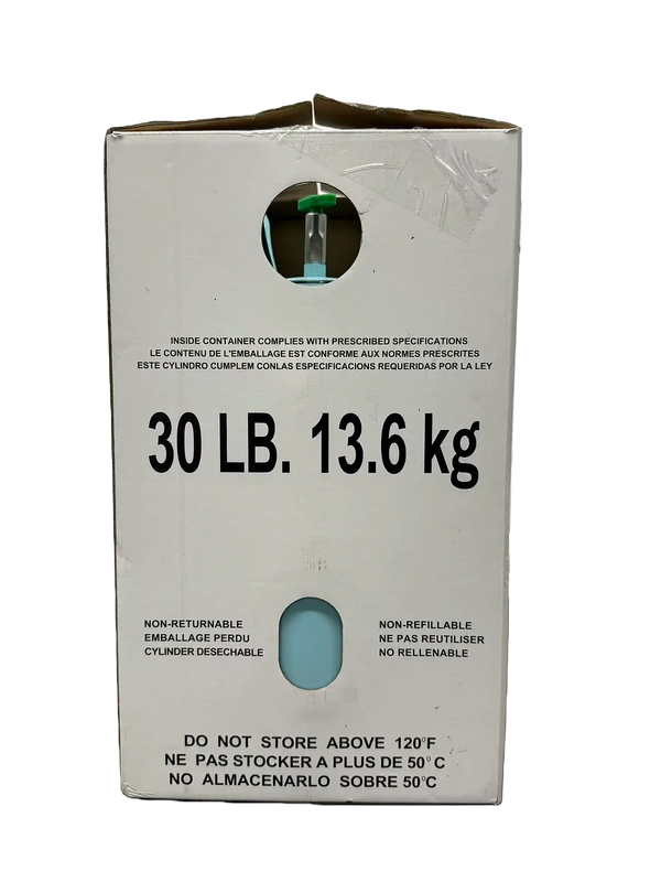 30 LB R134A Refrigerant Gas for Automotive AC and Refrigeration Systems