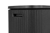 Keter Bevy Bar 2-in-1 Pop-Up Outdoor Cocktail Table & 15.85 Gallon Cooler, Anthracite Grey