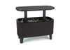 Keter Bevy Bar 2-in-1 Pop-Up Outdoor Cocktail Table & 15.85 Gallon Cooler, Anthracite Grey