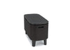 Keter Bevy Bar 2-in-1 Pop-Up Outdoor Cocktail Table & 15.85 Gallon Cooler, Anthracite Grey