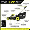 RYOBI 40V HP Brushless 21″ Self-Propelled Multi-Blade Lawn Mower Kit