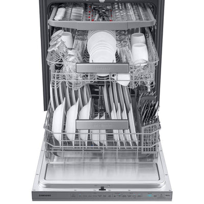 Samsung24 in. Top Control Tall Tub Dishwasher in Fingerprint Resistant Stainless Steel with AutoRelease