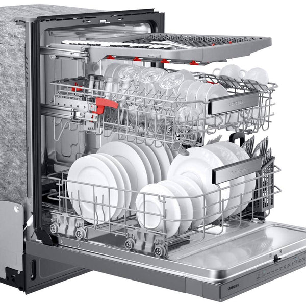 Samsung  24 in. Top Control Tall Tub Dishwasher in Fingerprint Resistant Stainless Steel with AutoRelease