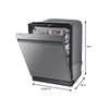 Samsung  24 in. Top Control Tall Tub Dishwasher in Fingerprint Resistant Stainless Steel with AutoRelease