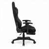 Gaming Chair with Adjustable Lumbar Support Breathable Fabric & Spring Cushioning