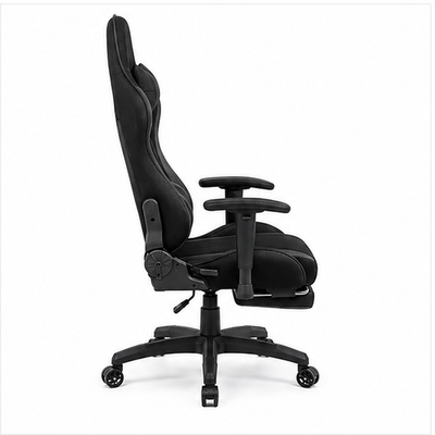 Gaming Chair with Adjustable Lumbar Support Breathable Fabric & Spring Cushioning