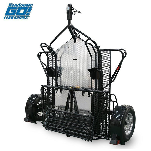 Go! Series Dual Rail Ride-Up Folding Motorcycle Trailer Discounted