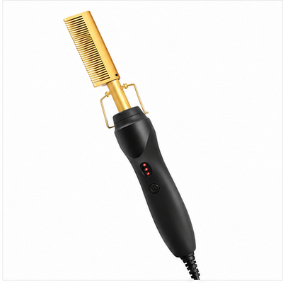 2-in-1 Electric Hair Straightening Comb Heated Hair & Beard Styling Brush