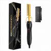 2-in-1 Electric Hair Straightening Comb Heated Hair & Beard Styling Brush