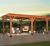 Backyard Discovery Beaumont Cedar Wood Pergola 6.1m x 3.66m