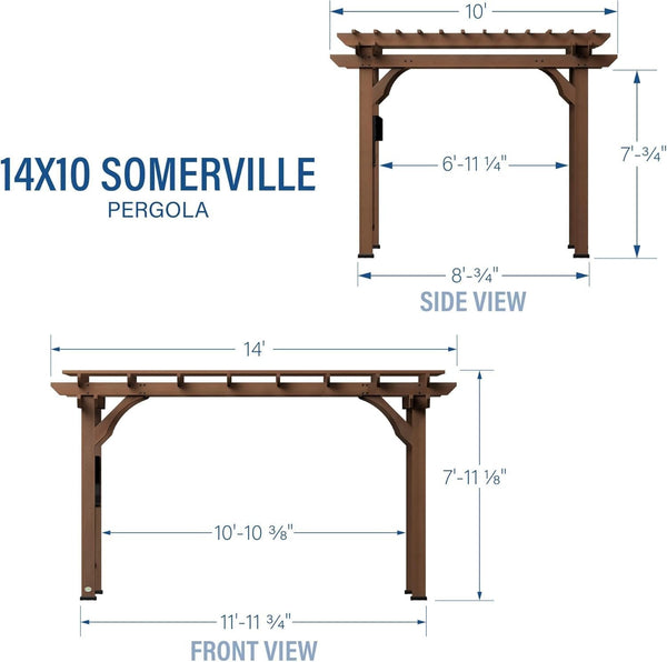 Backyard Discovery Somerville Pergola 4.27m x 3.05m