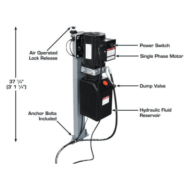 BendPak LR-60 Low-Rise Lift 2721.6kg